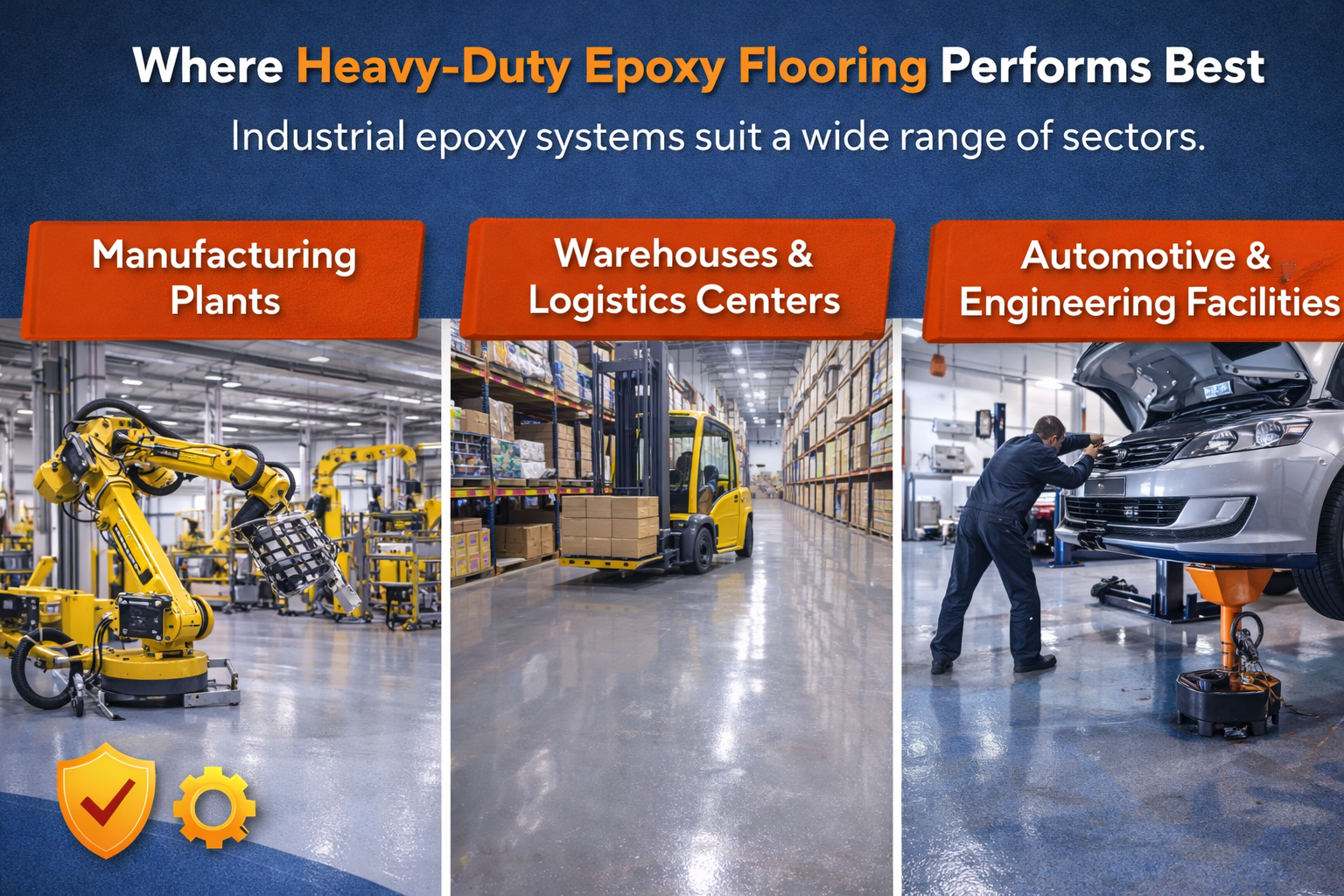 Where Heavy-Duty Epoxy Flooring Performs Best
