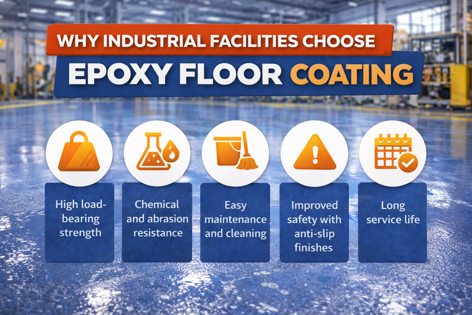 Why Industrial Facilities Choose Epoxy Floor Coating