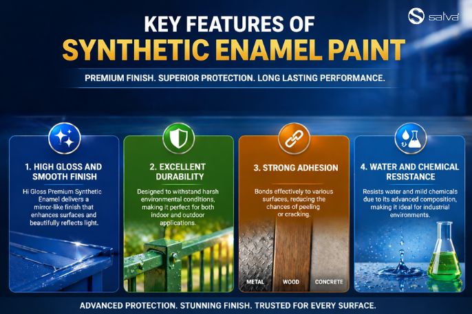 Key Features of Synthetic Enamel Paint