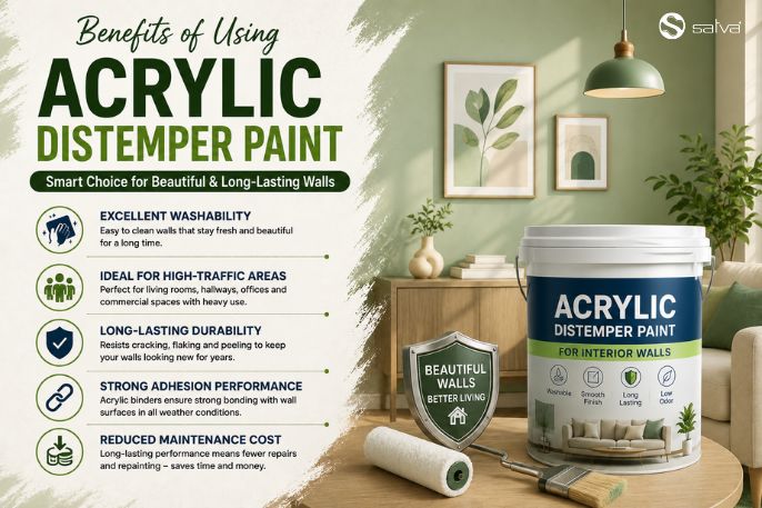Benefits of Using Acrylic Distemper Paint