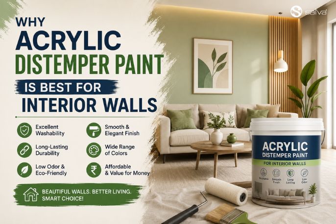 Why Acrylic Distemper Paint Is Best for Interior Walls
