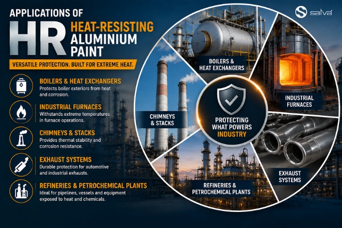 Heat-Resisting HR Aluminium Paint