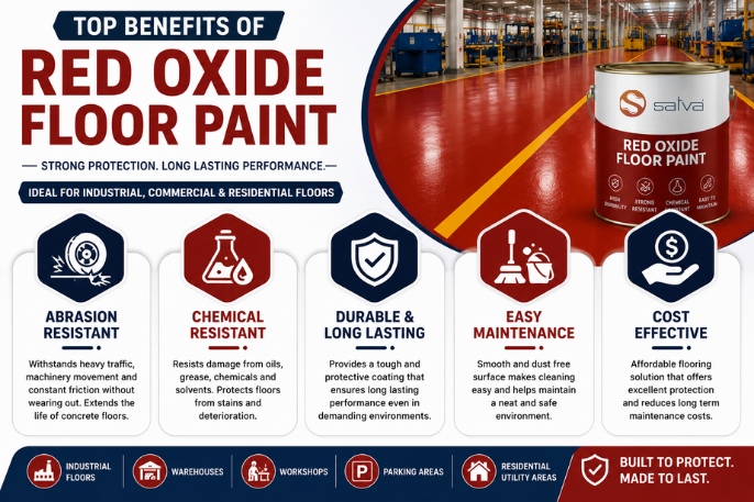 Top benefits of red oxide floor paint