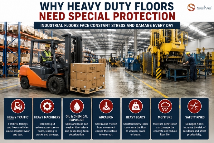 Why heavy duty floors need protection